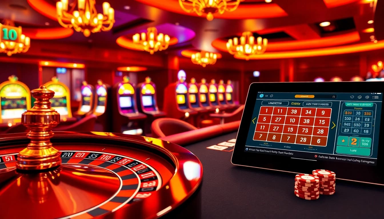 Jouez au casino en ligne argent réel avec enthousiasme sur une interface de jeu en ligne dynamique.