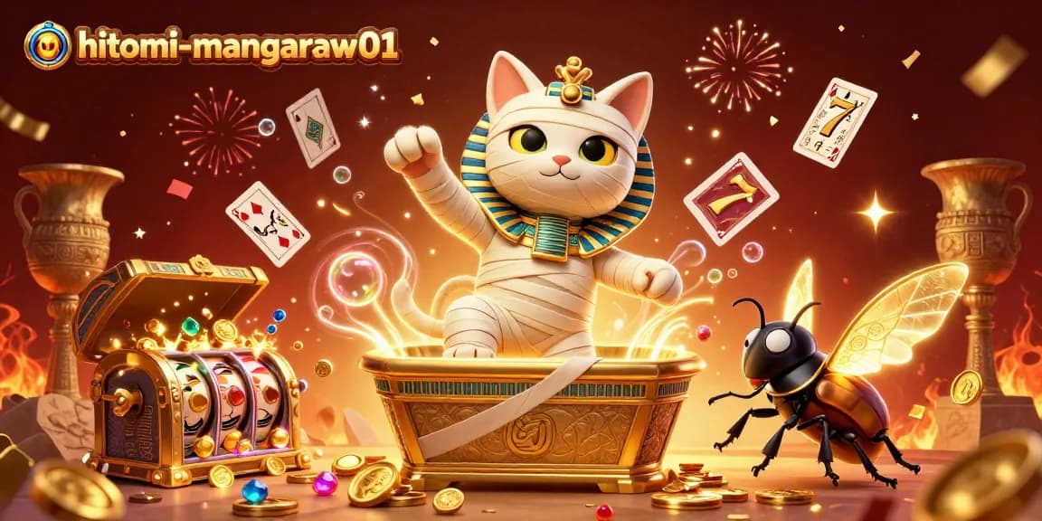 Experience thrilling action with hitomi-mangaraw01 as the Egyptian mummy cat uncovers casino secrets.