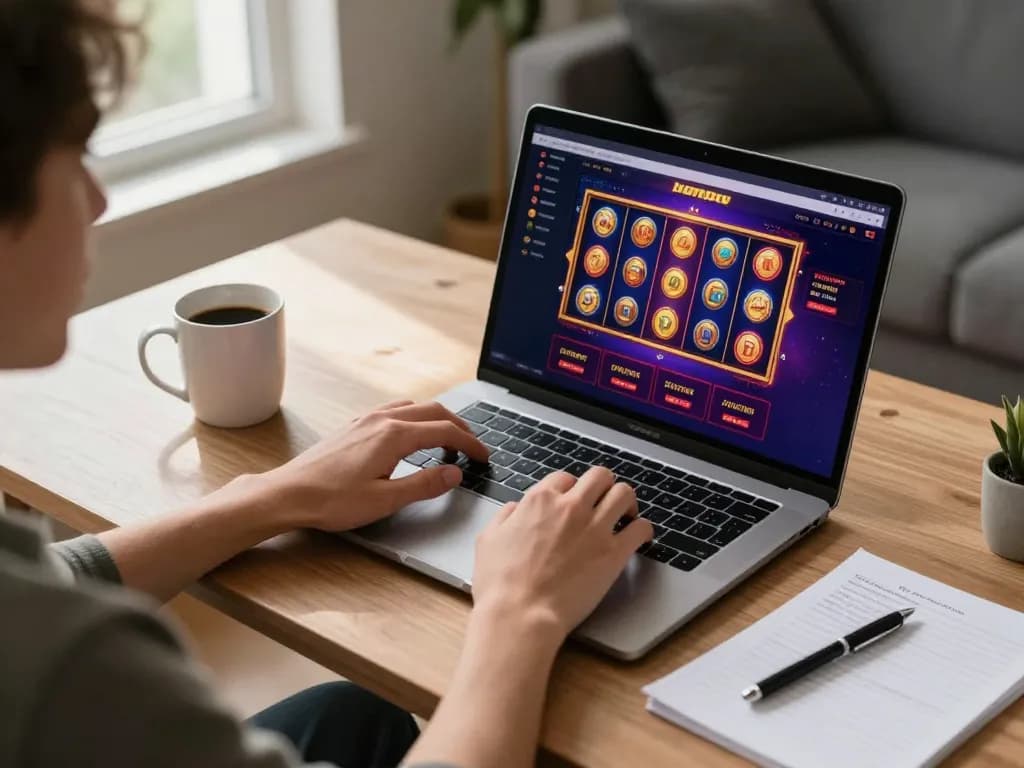 Engaging online gaming session on เว็บตรง platform showcasing vibrant slot designs and betting options.