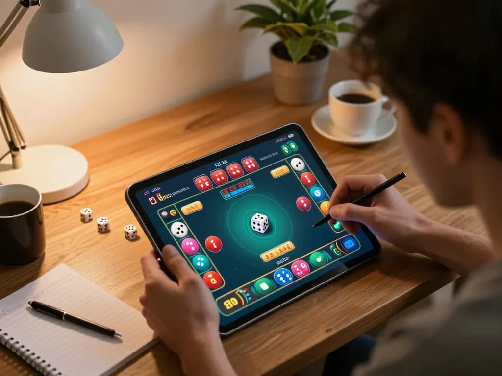 Tài xỉu online uy tín experience showcasing a player focused on betting strategies and insights during an engaging home game session