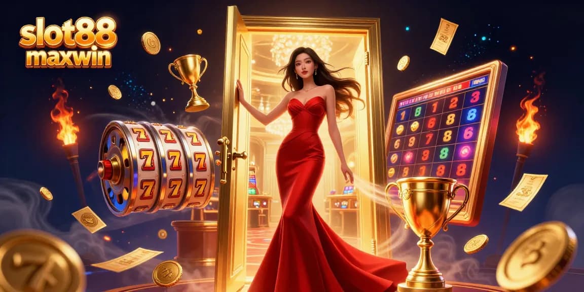 Rasakan sensasi slot88 maxwin dengan pemandangan kasino yang menakjubkan menunjukkan kesempatan untuk menang besar.