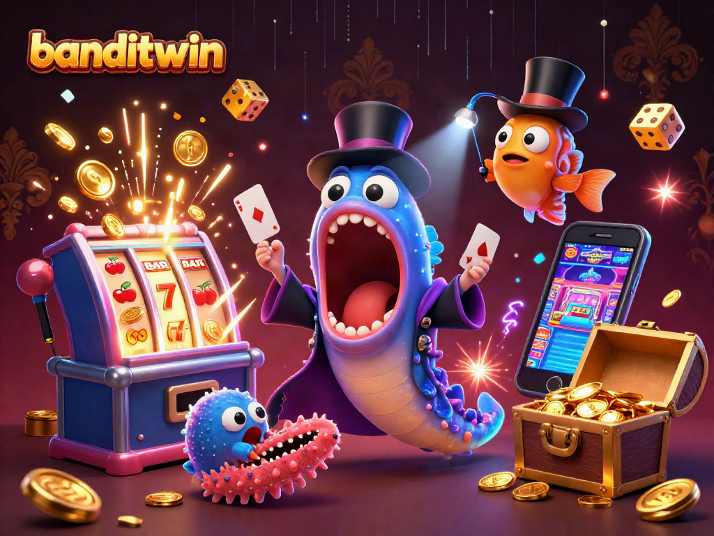 banditwin menang di kasino dengan panggung sulap dan karakter menarik