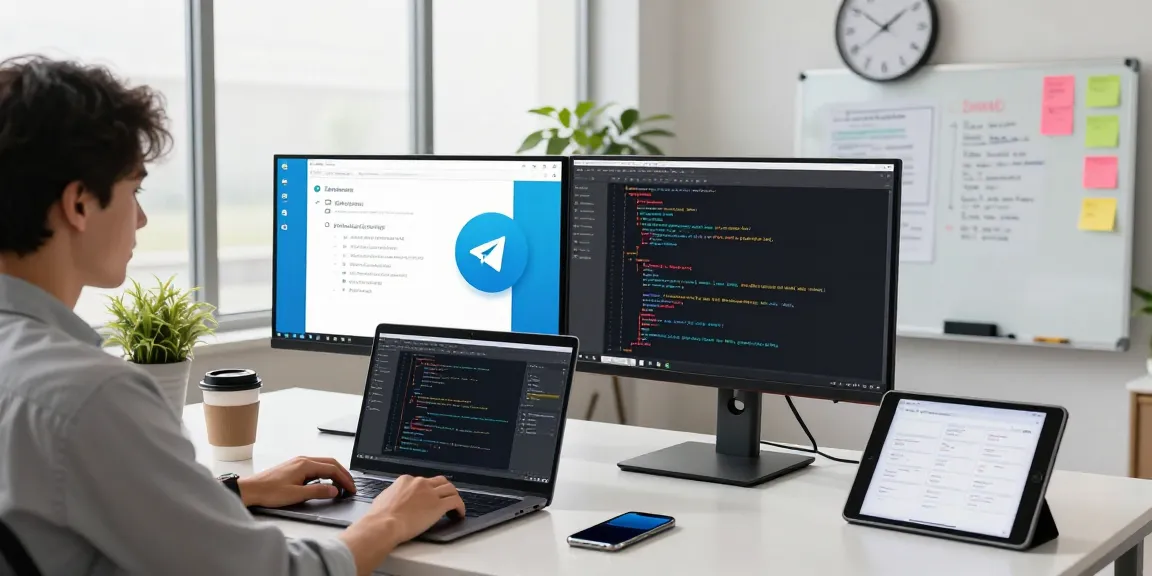 Professional showcasing 纸飞机中文版 app design in a modern tech workspace