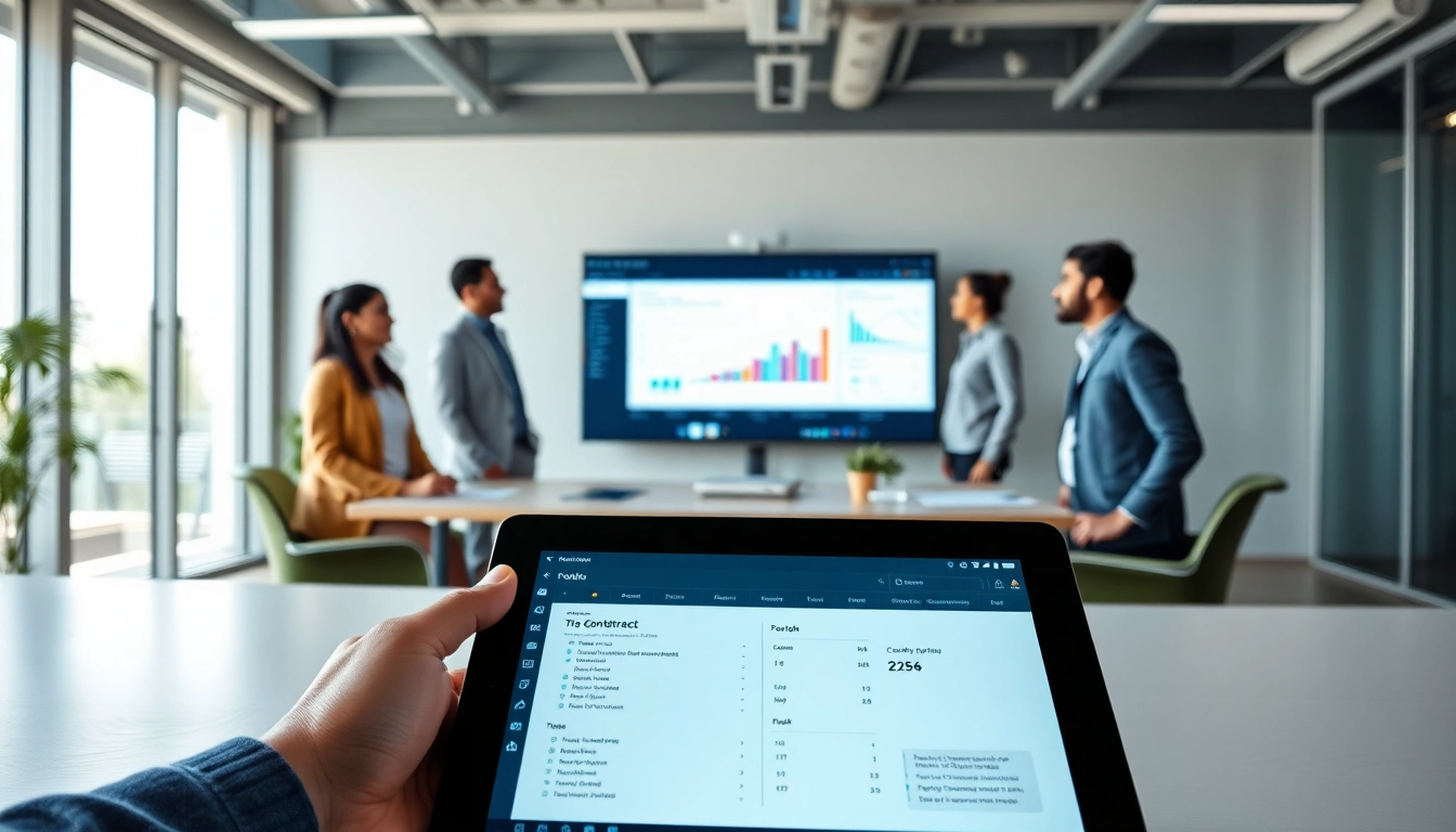 Enhancing Contract Management. through effective collaboration in a professional workspace.
