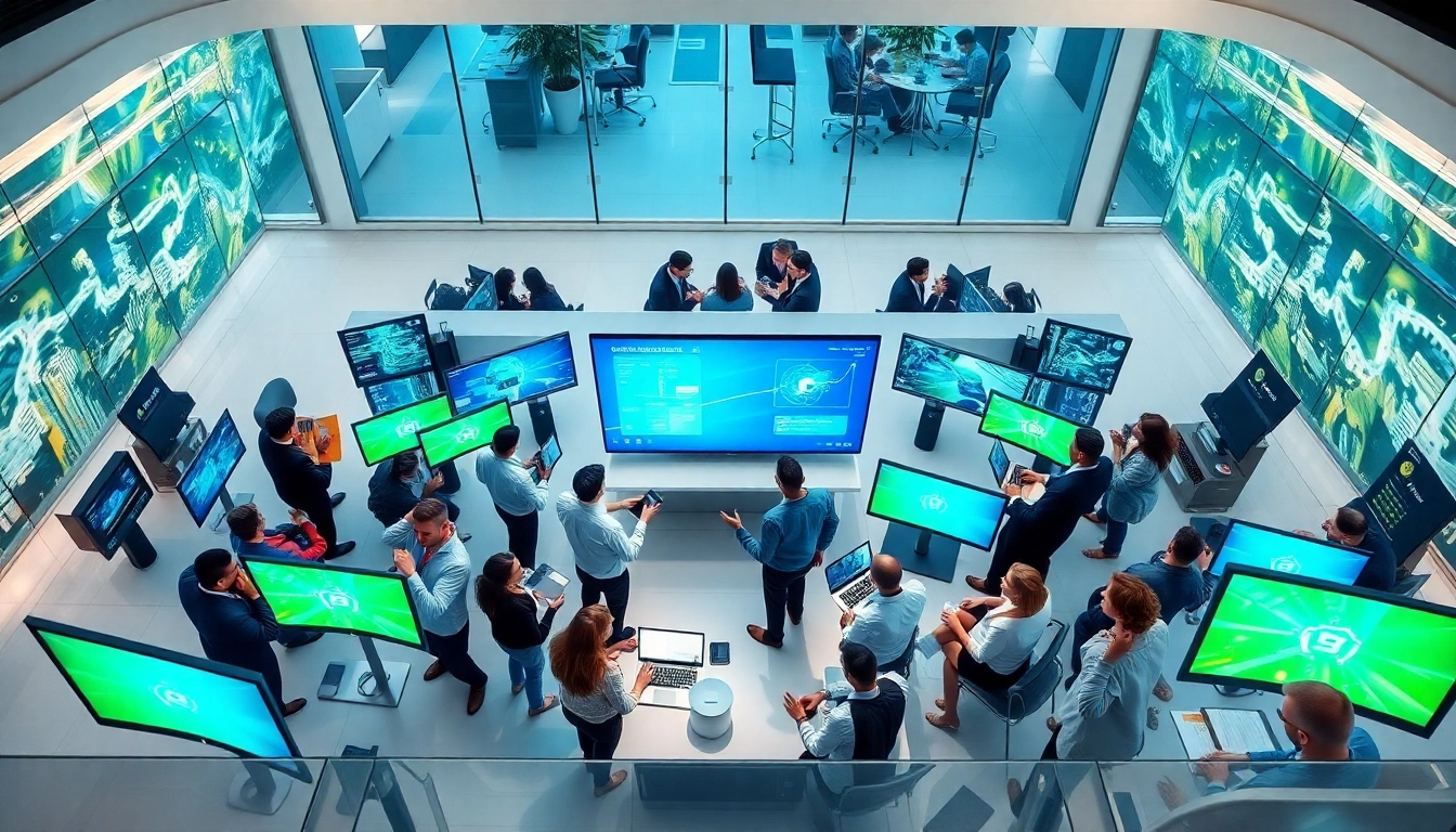 Showcase of enterprise assistant saas features in a collaborative modern workspace.