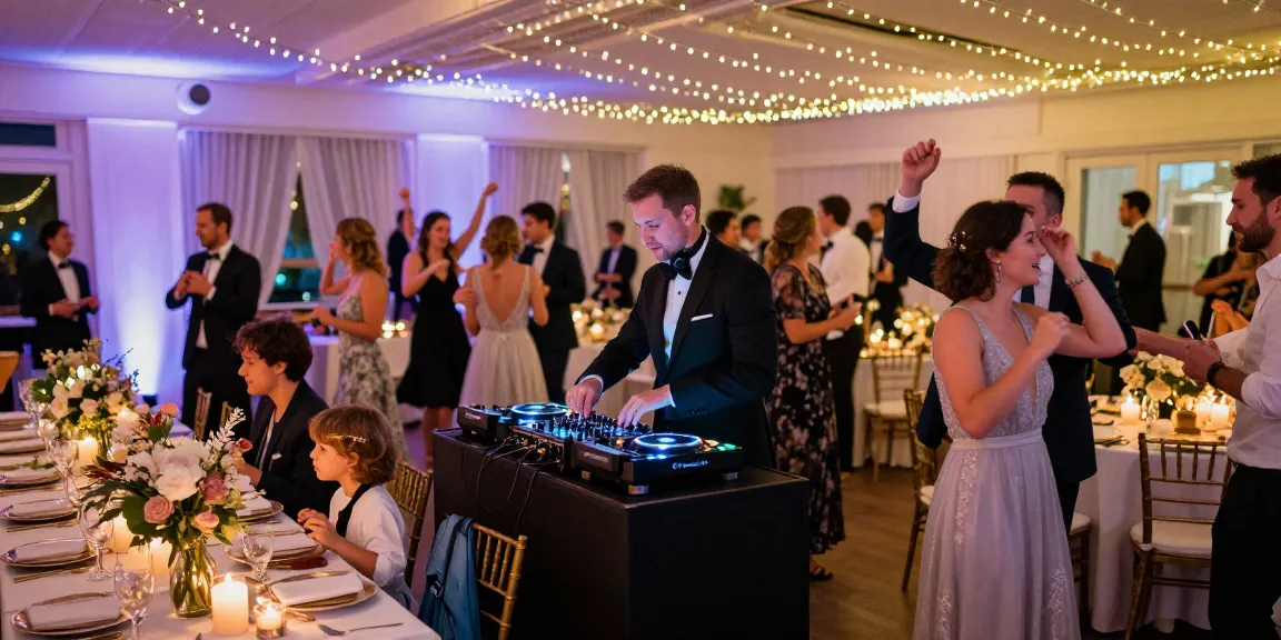 Hochzeit DJ Brandenburg mit tanzenden Gästen und festlicher Atmosphäre