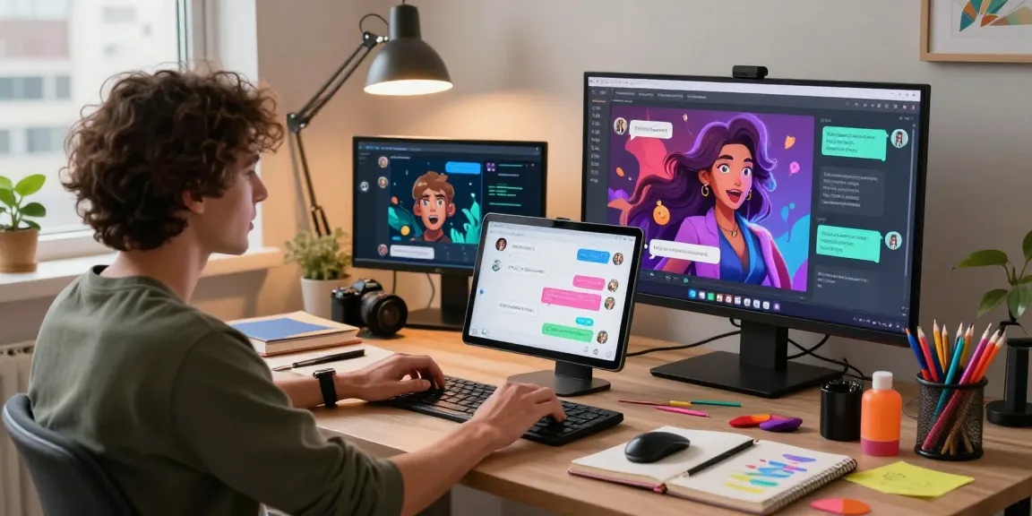 Interactive workspace showcasing nsfw chat ai with dynamic character designs and emotional engagement.