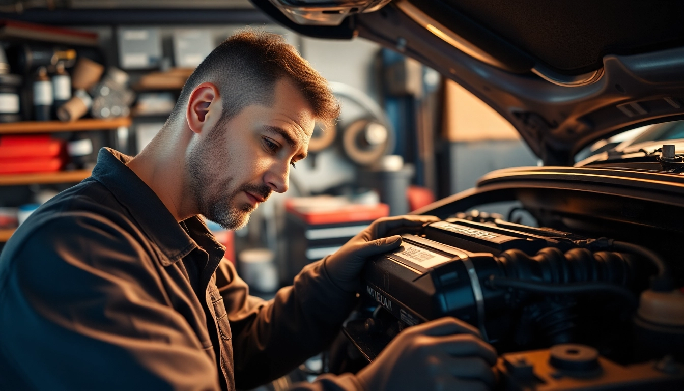 Explore high mileage extended auto warranty benefits with a mechanic inspecting a vehicle in a workshop.
