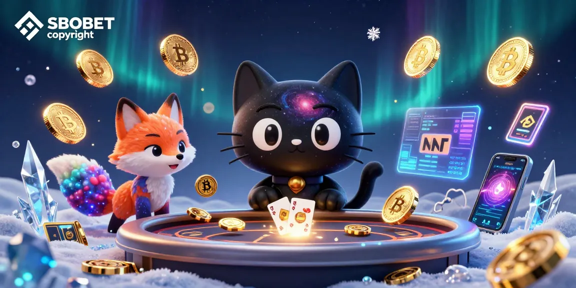 Engage with the universe of SBOBET copyright as our cosmic characters pull in golden chips at a vibrant casino.
