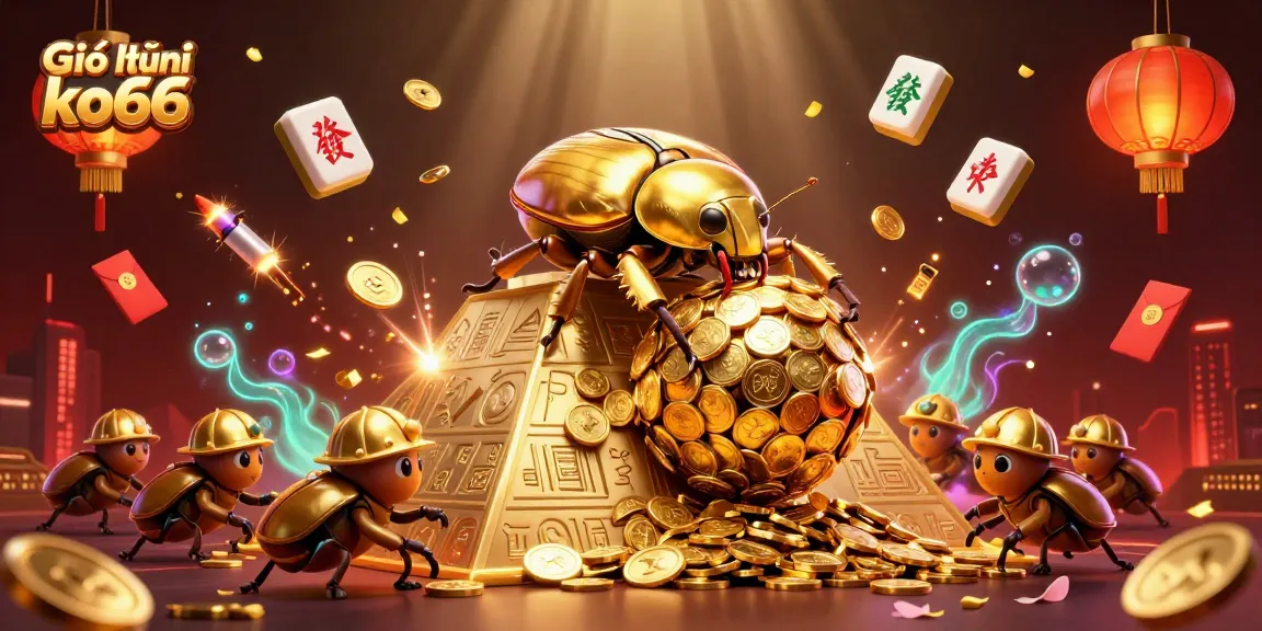 Engage with Giới thiệu ko66 through this vibrant 3D gaming illustration featuring casino-themed characters.
