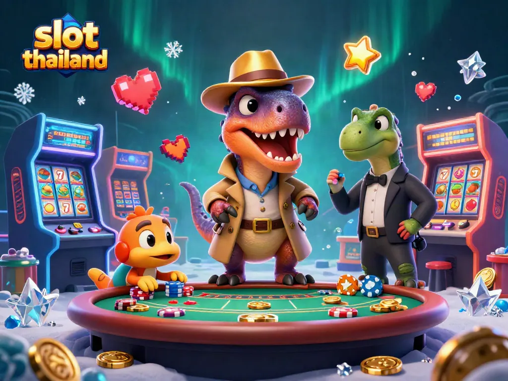 Experience thrilling slot gameplay in Thailand with vibrant characters and dynamic casino action