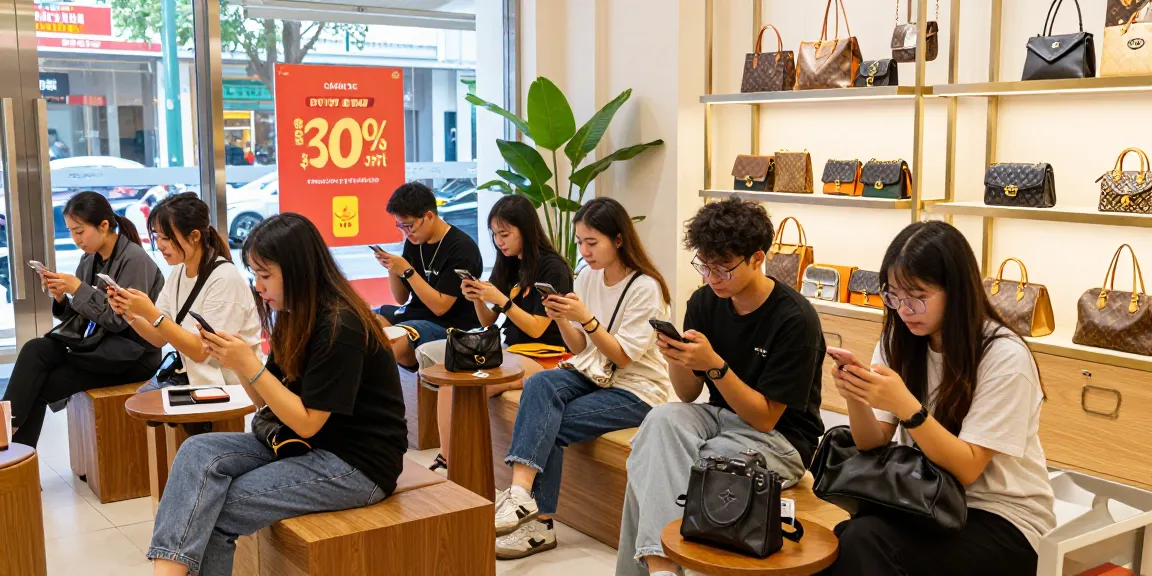 Explore high-quality luxury replica products at a vibrant 레플리카 사이트 shopping environment.