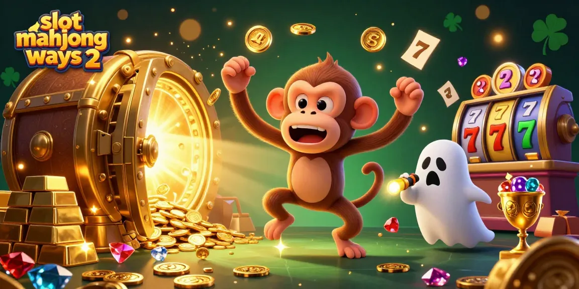 Engage with slot mahjong ways 2 amid golden treasures and mystical creatures in a vibrant casino.