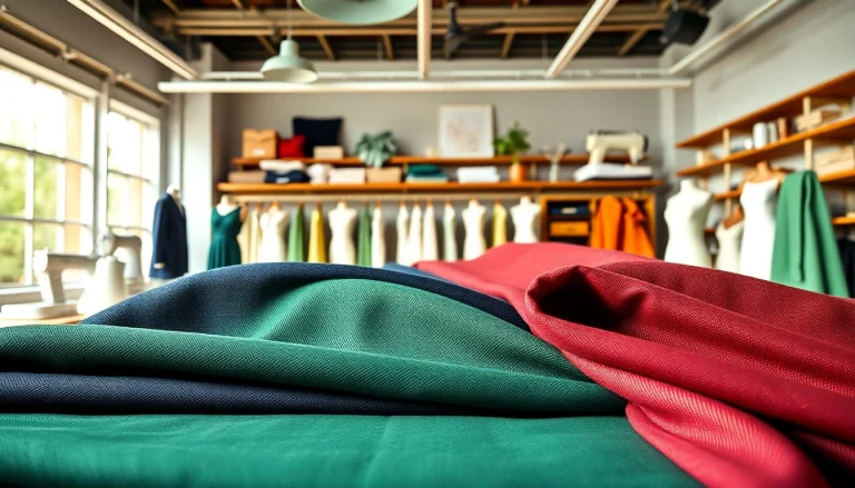 Punta di Roma stof in verschillende kleuren en texturen, ideaal voor modecreaties.