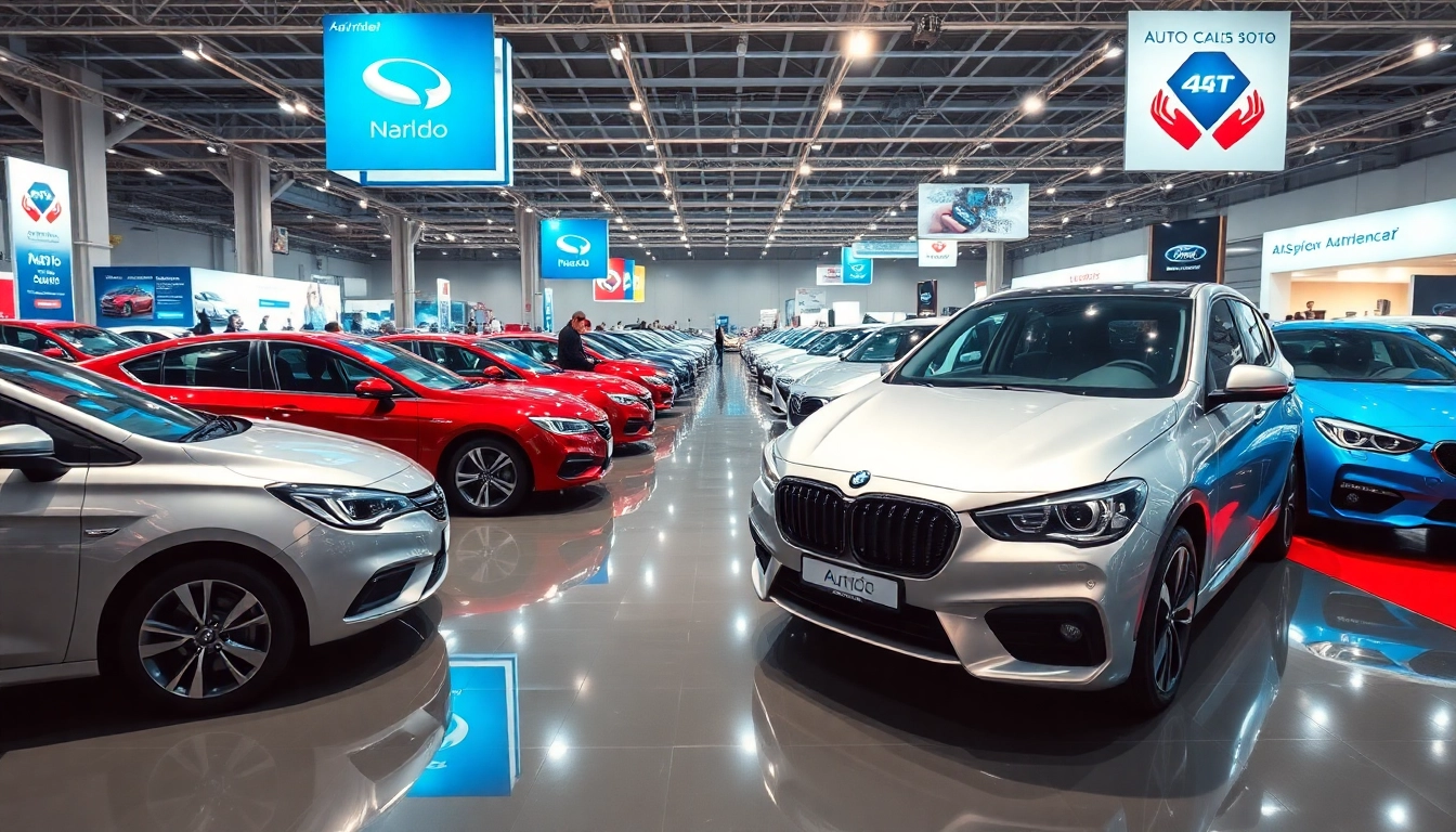 Visitors engaging at the Auto Cars Show featuring modern vehicles and dynamic displays.