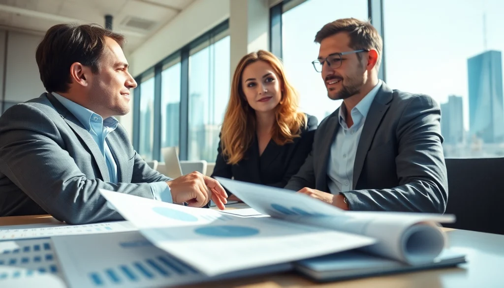 카드현금화 방법을 상담하는 전문 금융 컨설턴트와 고객의 대화 장면.