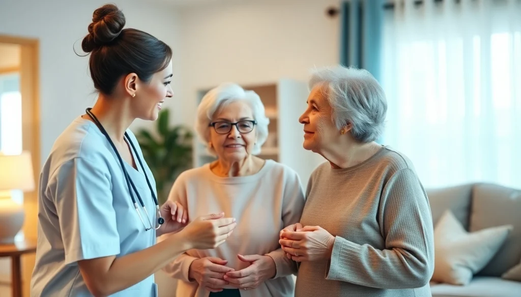 Engaging service showcasing quality austin senior home care in a warm home environment.