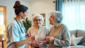 Engaging service showcasing quality austin senior home care in a warm home environment.