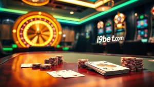 Experience thrilling gaming excitement at i9bet .com with vibrant casino visuals.