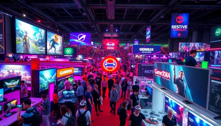 Discover thrilling visuals of the best upcoming games 2026 showcased at a gaming expo.