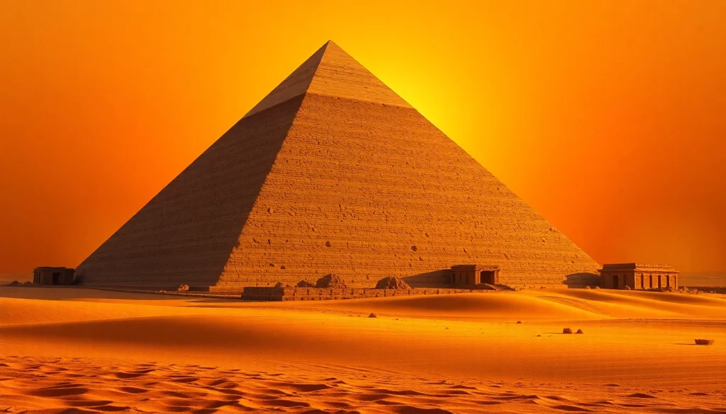 Highlighting the magnificent pyramids in Egypt, showcasing historical significance and natural beauty.