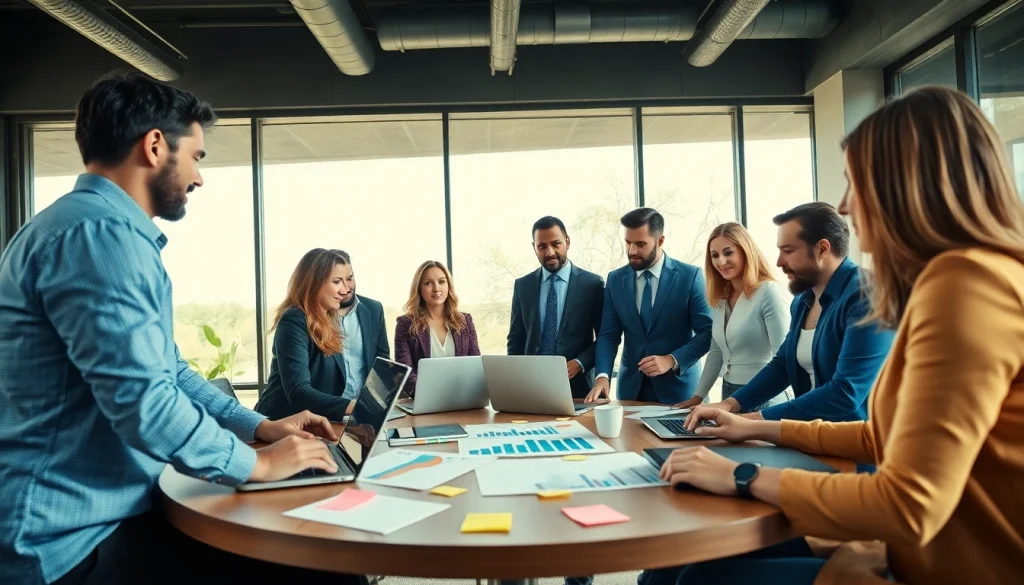 Leverage competitive intelligence for sales strategies with a collaborative team engaged in a business meeting.