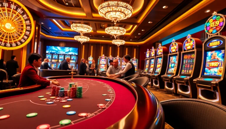 Experience thrilling moments at gg88 casino with vibrant poker and roulette action.