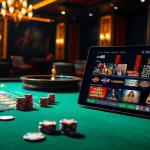 Experience thrilling action at xin88 with vibrant casino tables, poker cards, and roulette.