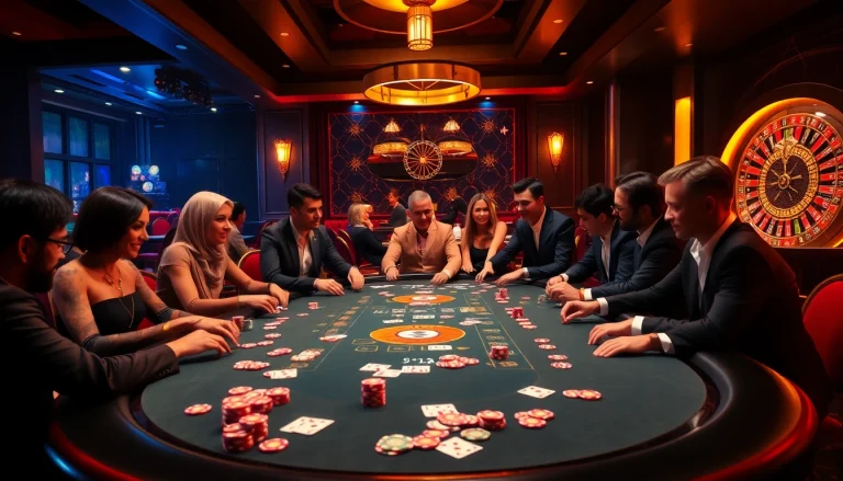 Experience the thrill of playing poker at good88's luxurious casino table.