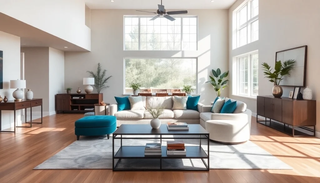 Remodeling a cozy living room with modern furniture, natural light, and stylish decor.