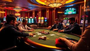 Place bets and enjoy exciting games at Hay88 com while surrounded by luxury casino elements.