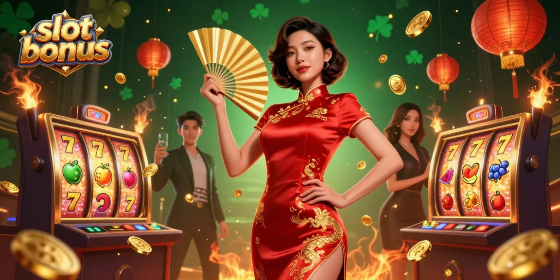 Experience thrilling slot bonus excitement with vibrant reel spins and golden coins.