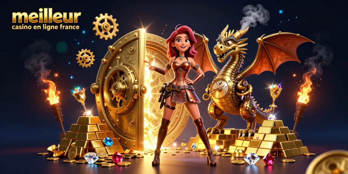 Vivez l'excitation au meilleur casino en ligne France avec des visuels de trésor dynamiques et des personnages saisissants.