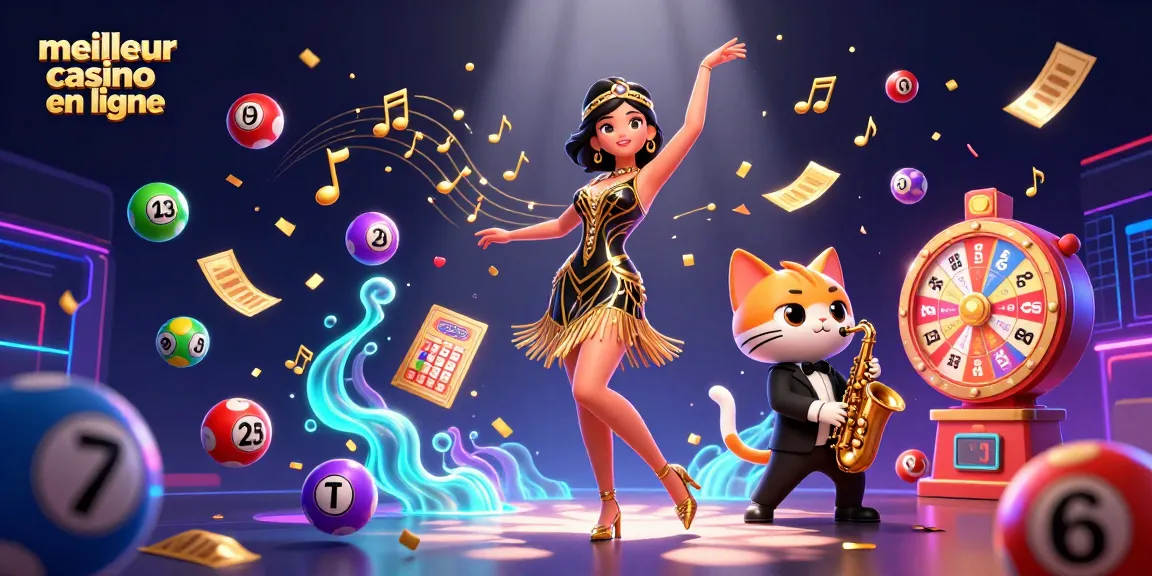 Découvrez l'excitation au meilleur casino en ligne avec des personnages vibrants célébrant le jeu avec des éléments colorés.