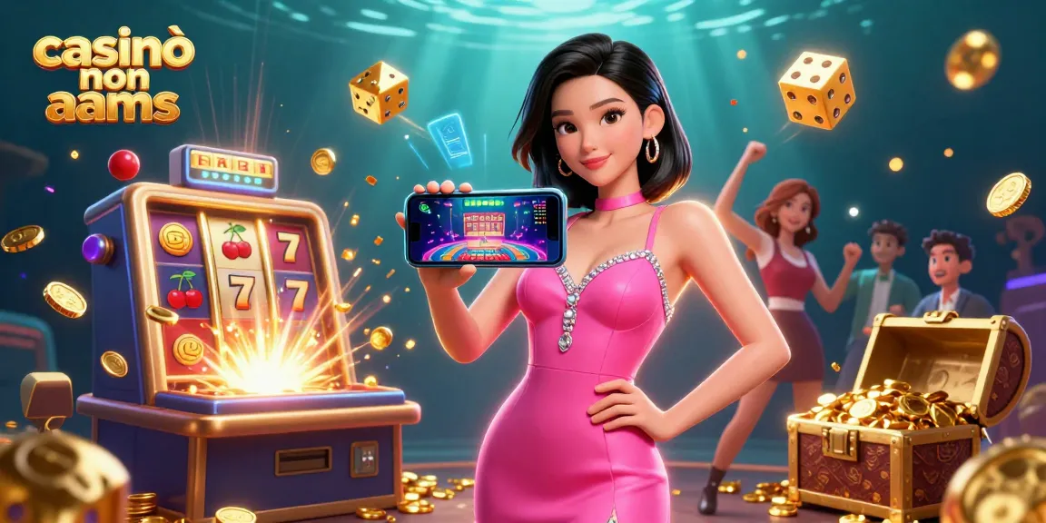 Vivi l'emozione in un casinò non AAMS con una donna asiatica glamour che partecipa a giochi con croupier dal vivo.