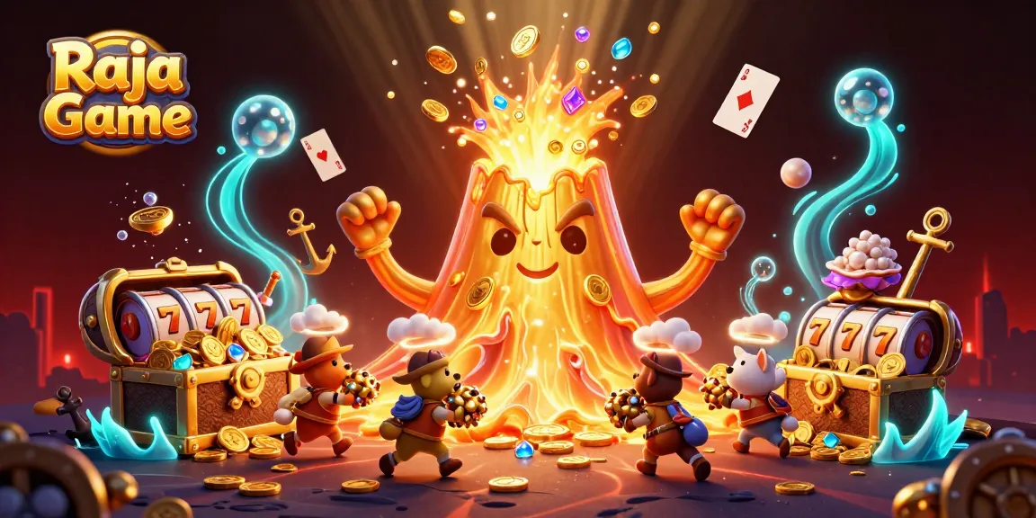 Experience thrilling wins with Raja Game's exciting casino visuals bringing the action to life.