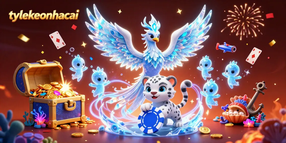 Experience tylekeonhacai's thrilling moment as the ice phoenix and snow leopard engage in a playful gaming scene.