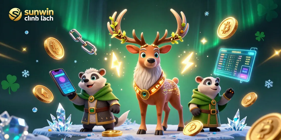 Engage players with sunwin chính hãng in an enchanting 3D casino world filled with neon crypto elements.