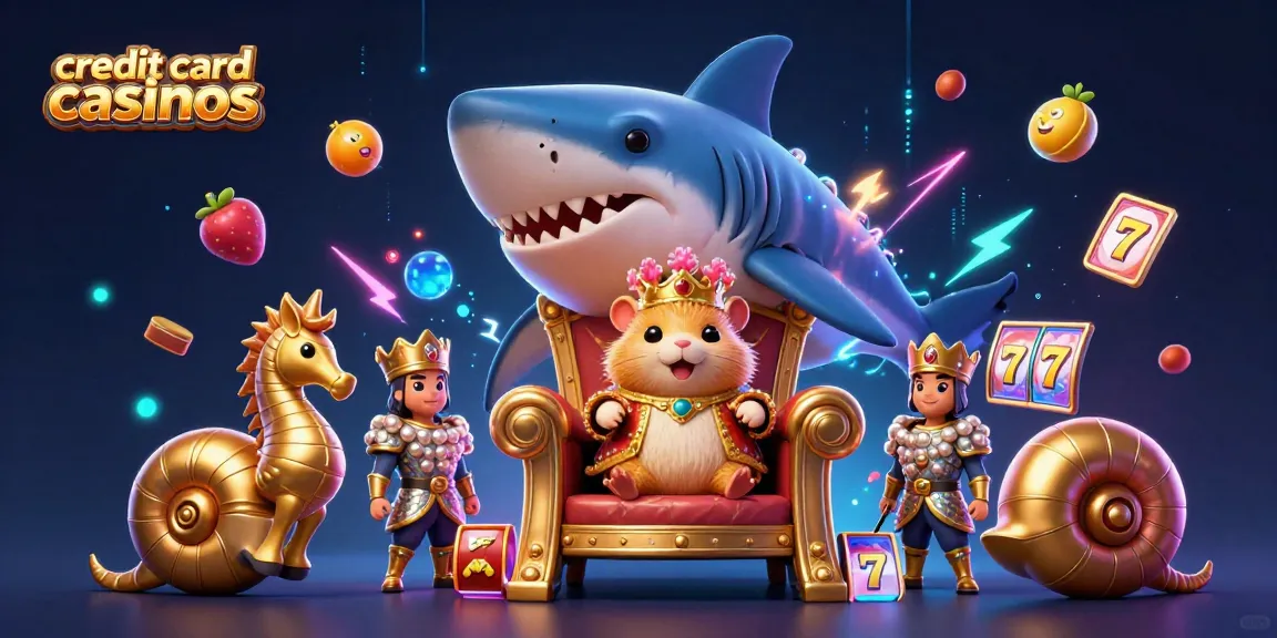 Experience exciting gameplay at credit card casinos with vibrant slots and engaging characters.